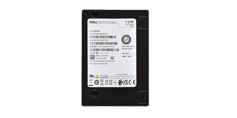 Накопичувач 2.5" 1.6 TB U.2 Dell HFS1T6GEJVX171N AG PCIe 4.0 NVMe (PN 01HYKD) (Б/У) Накопичувач 2.5" 1.6 TB U.2 Dell HFS1T6GEJVX171N AG PCIe 4.0 NVMe (PN 01HYKD) (Б/У)